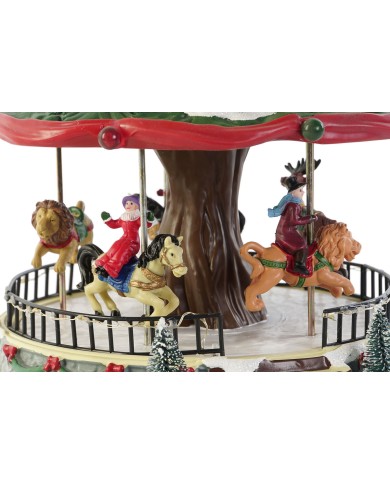 Decorazione Natalizia DKD Home Decor Multicolore 25 x 24,5 x 26 cm