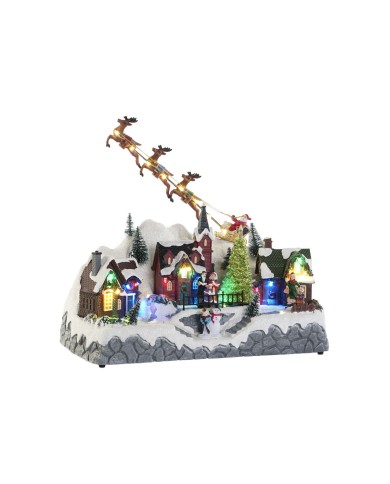 Decorazione Natalizia DKD Home Decor Multicolore 34 x 18 x 27,5 cm Decorazione Natalizia DKD Home Decor Multicolore 34 x 18 x 27,5 cm