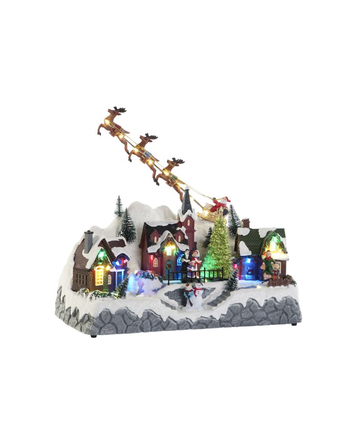 Decorazione Natalizia DKD Home Decor Multicolore 34 x 18 x 27,5 cm