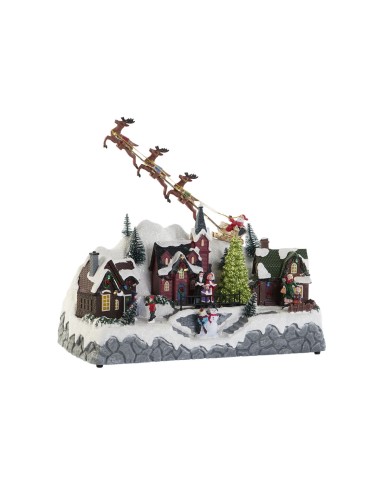 Decorazione Natalizia DKD Home Decor Multicolore 34 x 18 x 27,5 cm