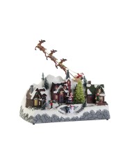 Decorazione Natalizia DKD Home Decor Multicolore 34 x 18 x 27,5 cm