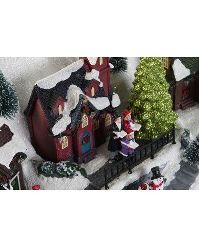 Decorazione Natalizia DKD Home Decor Multicolore 34 x 18 x 27,5 cm