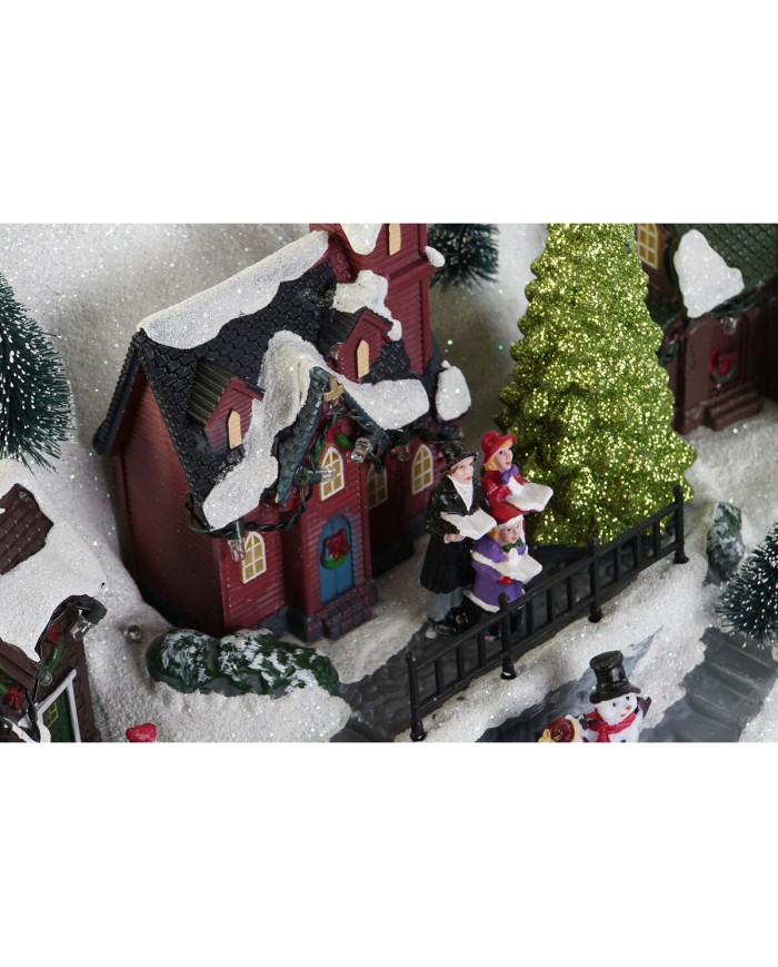 Decorazione Natalizia DKD Home Decor Multicolore 34 x 18 x 27,5 cm