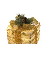 Decorazione Natalizia DKD Home Decor Bianco Rosso Dorato 25 x 25 x 25 cm (3 Pezzi) Decorazione Natalizia DKD Home Decor Bianco Rosso Dorato 25 x 25 x 25 cm (3 Pezzi)