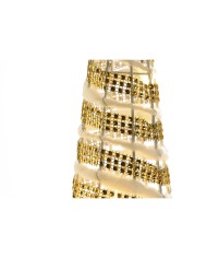 Decorazione Natalizia DKD Home Decor Bianco Dorato 20 x 20 x 80 cm (3 Pezzi) Decorazione Natalizia DKD Home Decor Bianco Dorato 20 x 20 x 80 cm (3 Pezzi)