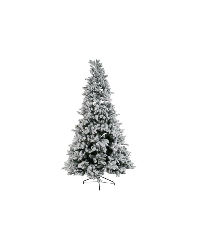 Albero di Natale DKD Home Decor Bianco Verde Polietilene Nevoso 140 x 140 x 210 cm Albero di Natale DKD Home Decor Bianco Verde Polietilene Nevoso 140 x 140 x 210 cm