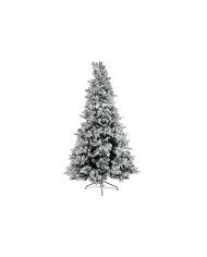 Albero di Natale DKD Home Decor Bianco Verde Polietilene Nevoso 140 x 140 x 210 cm Albero di Natale DKD Home Decor Bianco Verde Polietilene Nevoso 140 x 140 x 210 cm