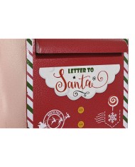 Decorazione Natalizia DKD Home Decor Giallo Bianco Nero Rosso Cassetta della posta 28,5 x 26,5 x 52 cm