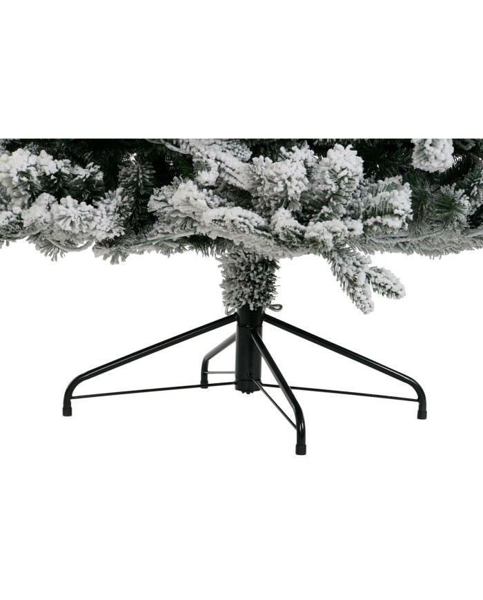 Albero di Natale DKD Home Decor Bianco Verde Polietilene Nevoso 140 x 140 x 210 cm Albero di Natale DKD Home Decor Bianco Verde Polietilene Nevoso 140 x 140 x 210 cm