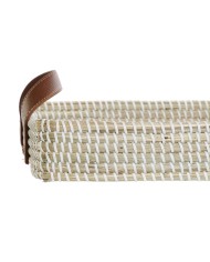 Set di Vassoi DKD Home Decor Naturale Marrone Chiaro Città 41 x 32 x 9 cm (2 Unità)