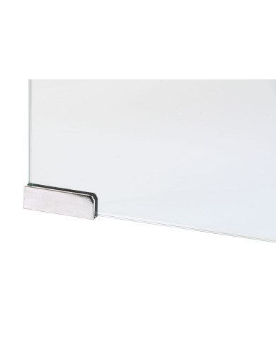 Comodino DKD Home Decor Bianco Trasparente Cristallo Legno MDF 50 x 40 x 45,5 cm