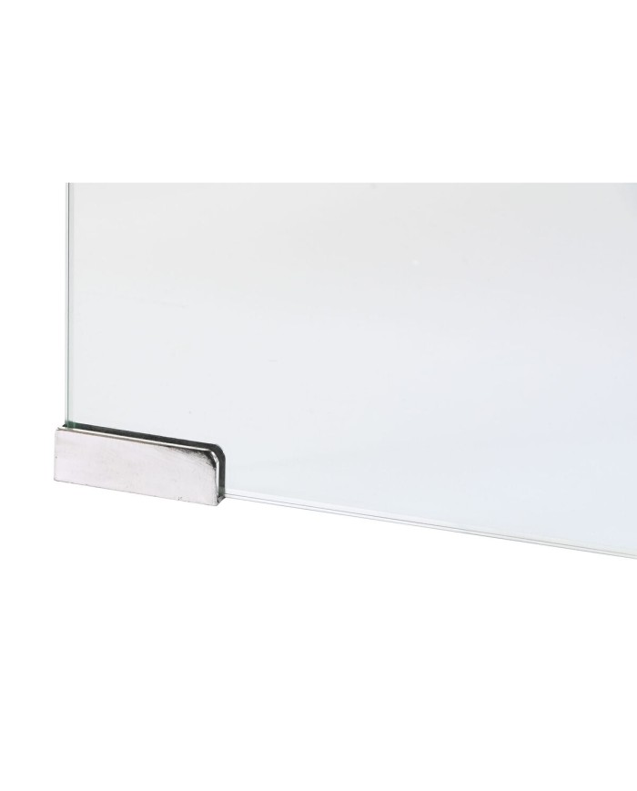 Comodino DKD Home Decor Bianco Trasparente Cristallo Legno MDF 50 x 40 x 45,5 cm Comodino DKD Home Decor Bianco Trasparente Cristallo Legno MDF 50 x 40 x 45,5 cm