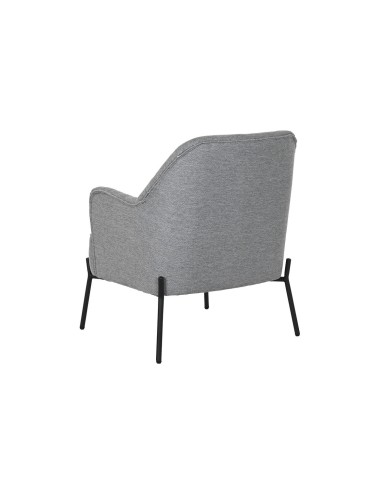 Poltrona DKD Home Decor Grigio Metallo 65 x 73 x 79,5 cm