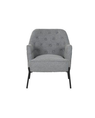 Poltrona DKD Home Decor Grigio Metallo 65 x 73 x 79,5 cm