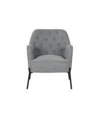 Poltrona DKD Home Decor Grigio Metallo 65 x 73 x 79,5 cm Poltrona DKD Home Decor Grigio Metallo 65 x 73 x 79,5 cm