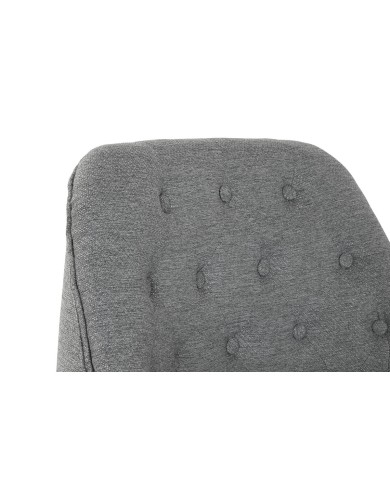 Poltrona DKD Home Decor Grigio Metallo 65 x 73 x 79,5 cm