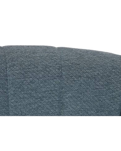 Divano DKD Home Decor Azzurro Nero Schiuma Legno Metallo Velluto Scandi 129 x 75 x 73 cm