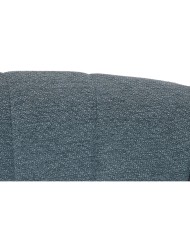 Divano DKD Home Decor Azzurro Nero Schiuma Legno Metallo Velluto Scandi 129 x 75 x 73 cm Divano DKD Home Decor Azzurro Nero Schiuma Legno Metallo Velluto Scandi 129 x 75 x 73 cm