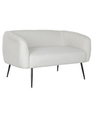 Divano DKD Home Decor Azzurro Nero Schiuma Legno Metallo Velluto Scandi 129 x 75 x 73 cm Divano DKD Home Decor Azzurro Nero Schiuma Legno Metallo Velluto Scandi 129 x 75 x 73 cm