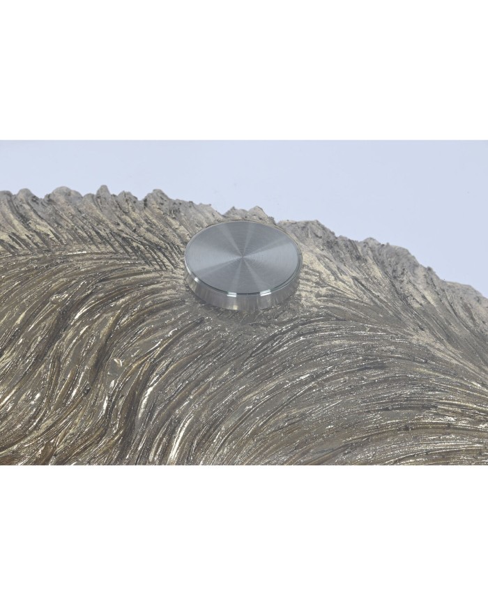 Tavolino Aggiuntivo Home ESPRIT Dorato Resina Cristallo 60 x 60 x 62 cm Tavolino Aggiuntivo Home ESPRIT Dorato Resina Cristallo 60 x 60 x 62 cm