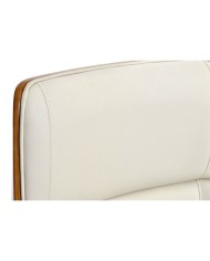 Sedia da Ufficio DKD Home Decor Marrone Crema Argentato 60 x 65,5 x 118 cm Sedia da Ufficio DKD Home Decor Marrone Crema Argentato 60 x 65,5 x 118 cm