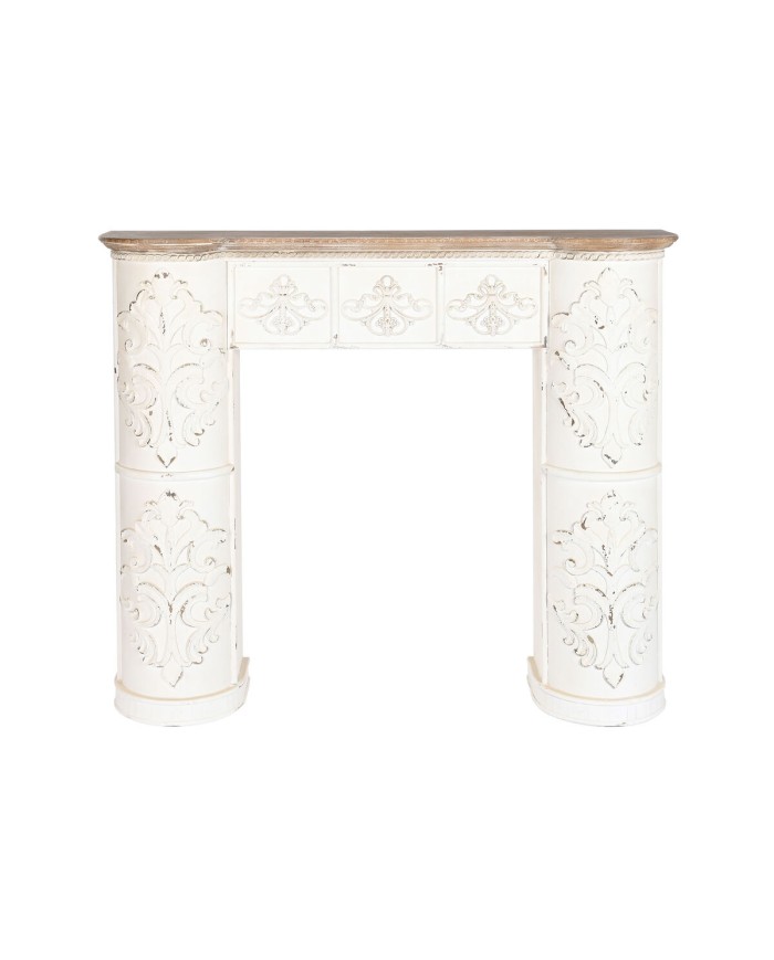 Cornici camini Home ESPRIT Abete Legno MDF 128 x 28 x 114 cm Cornici camini Home ESPRIT Abete Legno MDF 128 x 28 x 114 cm