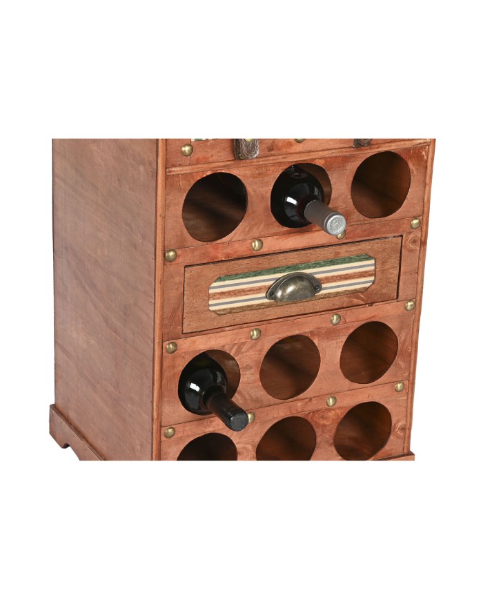 Portabottiglie Home ESPRIT Marrone Pioppo 40 x 35,5 x 71 cm Portabottiglie Home ESPRIT Marrone Pioppo 40 x 35,5 x 71 cm