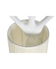 Lampada da Terra Home ESPRIT Bianco Resina 50 W 220 V 46 x 41 x 137,5 cm Lampada da Terra Home ESPRIT Bianco Resina 50 W 220 V 46 x 41 x 137,5 cm