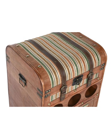 Portabottiglie Home ESPRIT Marrone Pioppo 40 x 35,5 x 71 cm