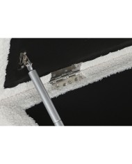 Panca Home ESPRIT Bianco Poliestere Legno MDF 60 x 60 x 36 cm Panca Home ESPRIT Bianco Poliestere Legno MDF 60 x 60 x 36 cm