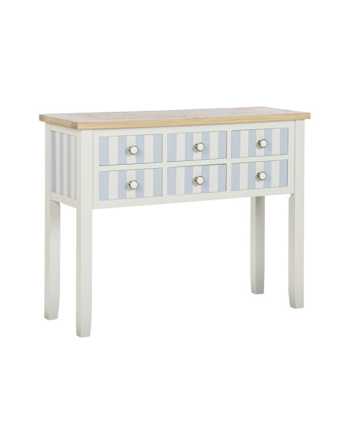 Ingresso Home ESPRIT Azzurro Bianco 103 x 35 x 80 cm Ingresso Home ESPRIT Azzurro Bianco 103 x 35 x 80 cm