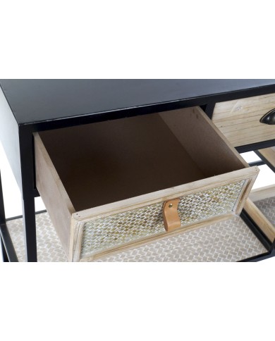 Ingresso Home ESPRIT Marrone Nero 120 x 38 x 80 cm Ingresso Home ESPRIT Marrone Nero 120 x 38 x 80 cm