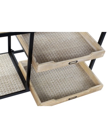 Ingresso Home ESPRIT Marrone Nero 120 x 38 x 80 cm Ingresso Home ESPRIT Marrone Nero 120 x 38 x 80 cm