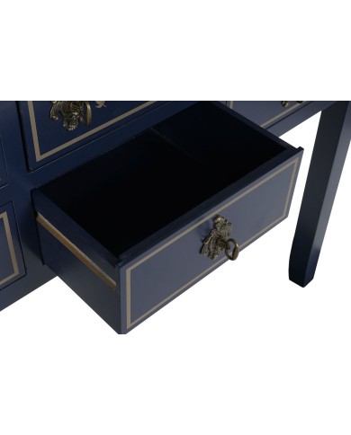 Ingresso Home ESPRIT Marrone Blu Marino 103 x 35 x 80 cm Ingresso Home ESPRIT Marrone Blu Marino 103 x 35 x 80 cm