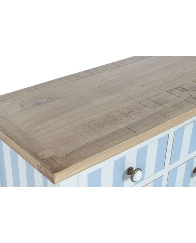 Ingresso Home ESPRIT Azzurro Bianco 103 x 35 x 80 cm Ingresso Home ESPRIT Azzurro Bianco 103 x 35 x 80 cm