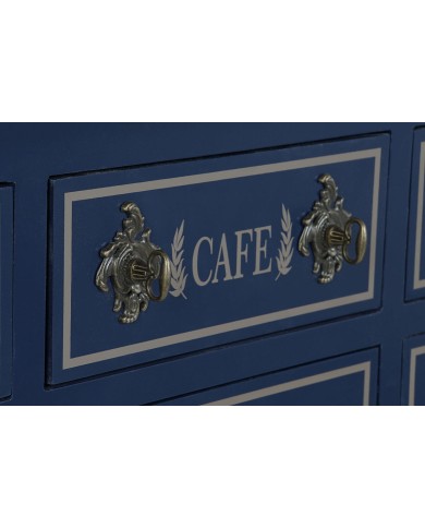 Ingresso Home ESPRIT Marrone Blu Marino 103 x 35 x 80 cm Ingresso Home ESPRIT Marrone Blu Marino 103 x 35 x 80 cm