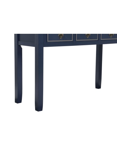 Ingresso Home ESPRIT Marrone Blu Marino 103 x 35 x 80 cm Ingresso Home ESPRIT Marrone Blu Marino 103 x 35 x 80 cm