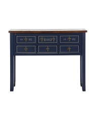 Ingresso Home ESPRIT Marrone Blu Marino 103 x 35 x 80 cm