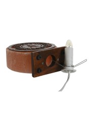 Lampada da tavolo Home ESPRIT Marrone Rosa Esci Legno di mango 15 W 220 V 16 x 7 x 18 cm Lampada da tavolo Home ESPRIT Marrone Rosa Esci Legno di mango 15 W 220 V 16 x 7 x 18 cm