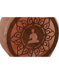 Lampada da tavolo Home ESPRIT Marrone Rosa Esci Legno di mango 15 W 220 V 16 x 7 x 18 cm Lampada da tavolo Home ESPRIT Marrone Rosa Esci Legno di mango 15 W 220 V 16 x 7 x 18 cm