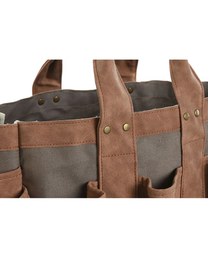 Contenitore degli attrezzi Home ESPRIT Borsa Giardino Marrone 47 x 18 x 27 cm Contenitore degli attrezzi Home ESPRIT Borsa Giardino Marrone 47 x 18 x 27 cm