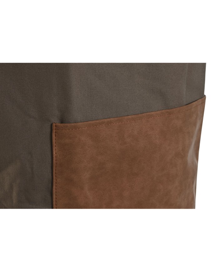 Sacchetto di rifiuti da giardino Home ESPRIT Marrone polialgodon Cotone 40 x 40 x 60 cm
