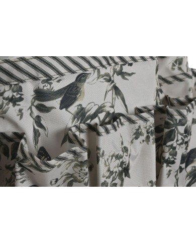 Contenitore degli attrezzi Home ESPRIT Giardino Cestino Verde Beige 47 x 18 x 27 cm