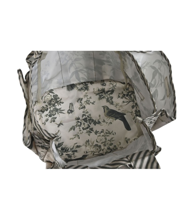 Contenitore degli attrezzi Home ESPRIT Giardino Cestino Verde Beige 47 x 18 x 27 cm Contenitore degli attrezzi Home ESPRIT Giardino Cestino Verde Beige 47 x 18 x 27 cm