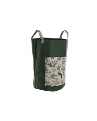 Sacchetto di rifiuti da giardino Home ESPRIT Bianco Verde Cotone 40 x 40 x 60 cm Sacchetto di rifiuti da giardino Home ESPRIT Bianco Verde Cotone 40 x 40 x 60 cm