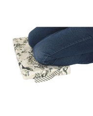 Cuscino da pavimento Home ESPRIT Verde Beige Cotone Poliestere 40 x 25 x 4 cm