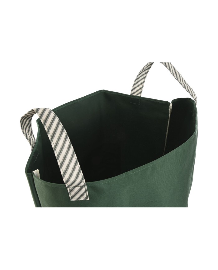 Sacchetto di rifiuti da giardino Home ESPRIT Bianco Verde Cotone 40 x 40 x 60 cm Sacchetto di rifiuti da giardino Home ESPRIT Bianco Verde Cotone 40 x 40 x 60 cm