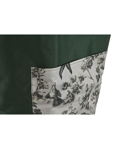 Sacchetto di rifiuti da giardino Home ESPRIT Bianco Verde Cotone 40 x 40 x 60 cm