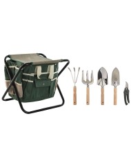 Kit di attrezzi per il giardinaggio Home ESPRIT 3 Pezzi Marrone Nero Acciaio Kit di attrezzi per il giardinaggio Home ESPRIT 3 Pezzi Marrone Nero Acciaio