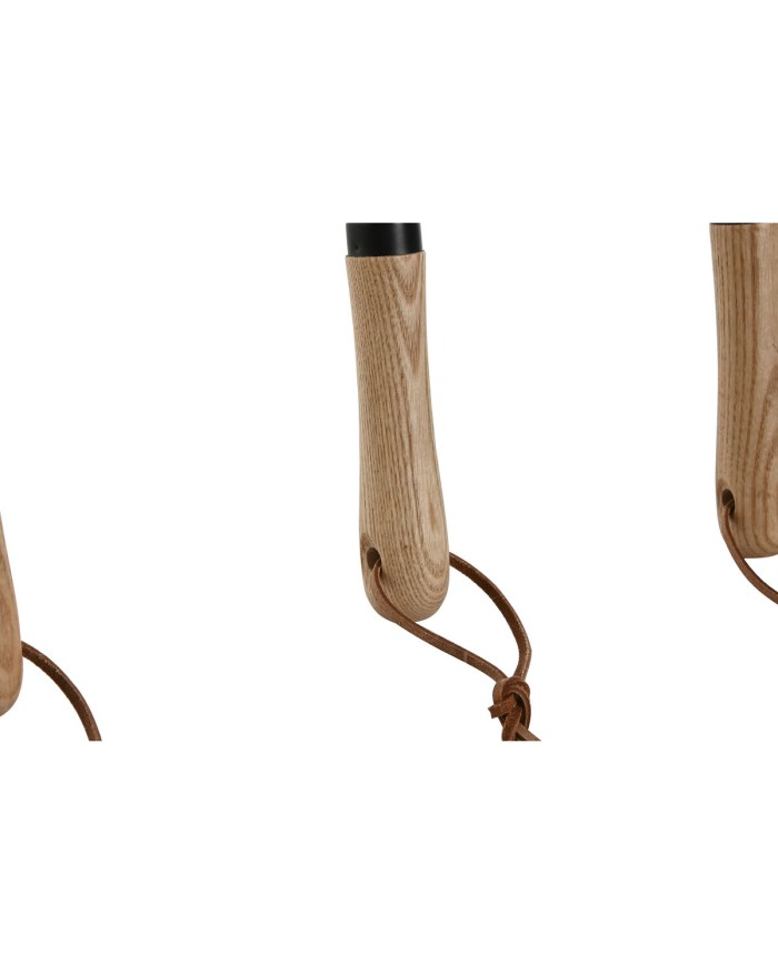 Kit di attrezzi per il giardinaggio Home ESPRIT 3 Pezzi Marrone Nero Acciaio Kit di attrezzi per il giardinaggio Home ESPRIT 3 Pezzi Marrone Nero Acciaio